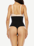 Strapped tummy-tucker thong pantie