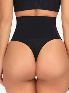 Mid-waist thong slimmer