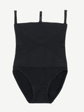 Strapped tummy-control pantie