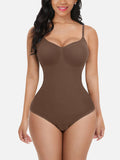 Tummy-control pantie bodysuit
