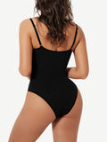 Tummy-control pantie bodysuit