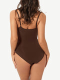 Tummy-control pantie bodysuit