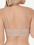 Wide-band strapless bra