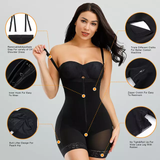 Front-zip body shaper (open crotch)