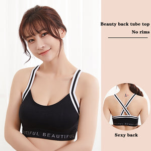 Beautiful strapped sports bra