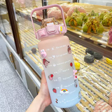 2L Summer Motivational Water Bottle