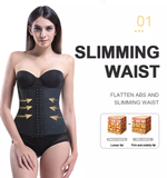 25 steel-bone hooks waist trainer