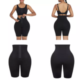 Waist trainer biker shorts