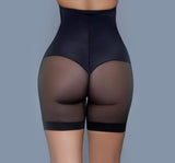 Tummy-tucker lace tights