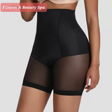 Tummy-tucker lace tights