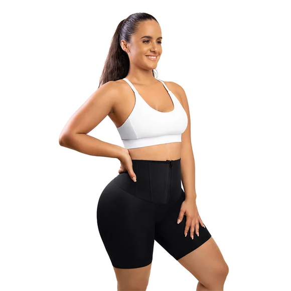 Latex shapewear shorts