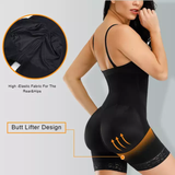 Front-zip body shaper (zip crotch)
