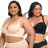 Push-up compression bra