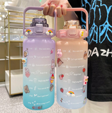 2L Summer Motivational Water Bottle