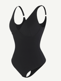 V-neck tummy control body suit