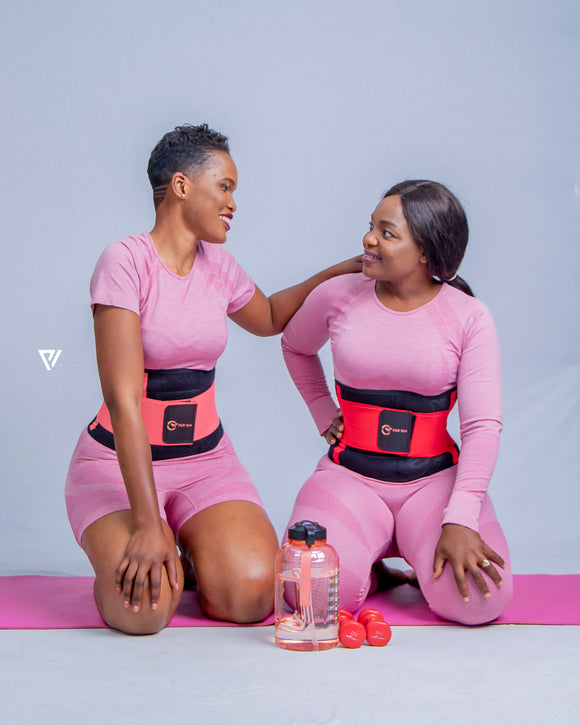Waist trimmer hot belt