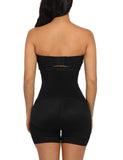 Strapless front-pins body shaper