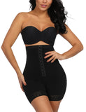 Strapless front-pins body shaper