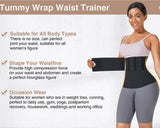 Waist trimmer belly wrap