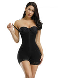 Front-zip body shaper (open crotch)