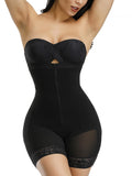 Front-zip body shaper (open crotch)