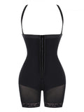 Front-zip body shaper (zip crotch)