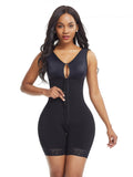 Full body front-zip shaper