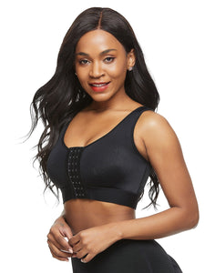 Compression breast-lift bra