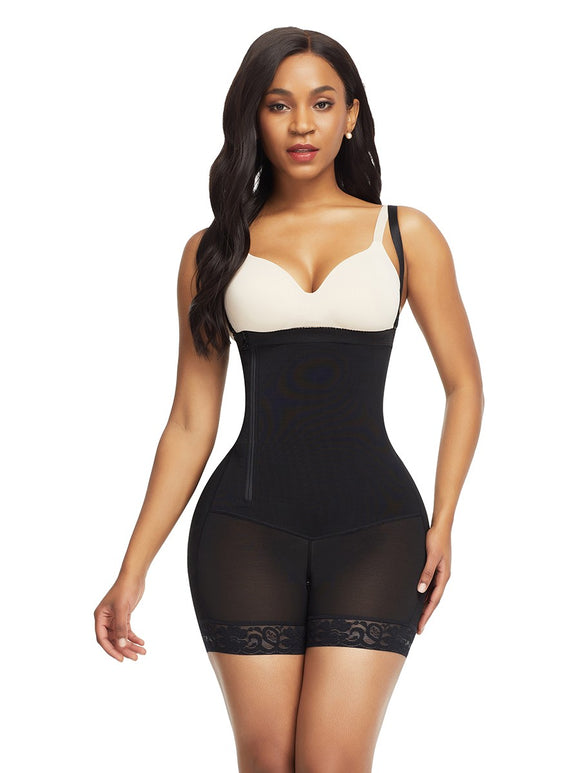 Side-zip body shaper
