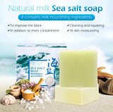 Milk sea salt soap