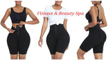 Waist trainer biker shorts