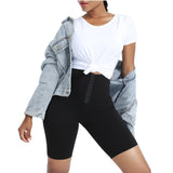 Waist trainer biker shorts