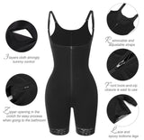 Full-back zip body shaper (zip crotch)