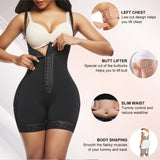 Front hooks body shaper (zip crotch)