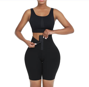 Waist trainer biker shorts