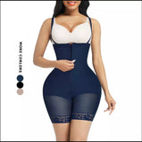 Front-zip body shaper (zip crotch)