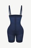 Front-zip body shaper (zip crotch)