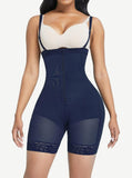 Front-zip body shaper (zip crotch)